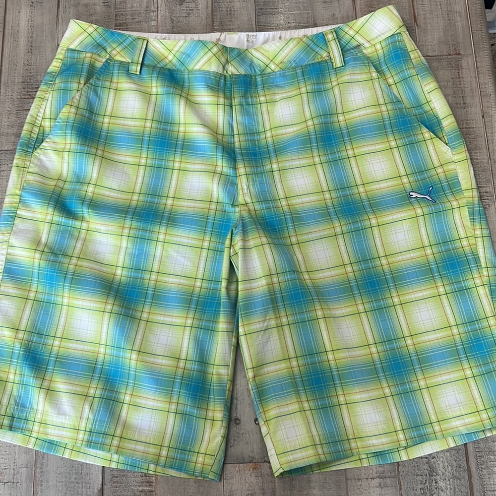 2 Men’s Golf Shorts Bundle of 2 Pairs PUMA & PRO TOUR Preloved Size 38 - Picture 5 of 10
